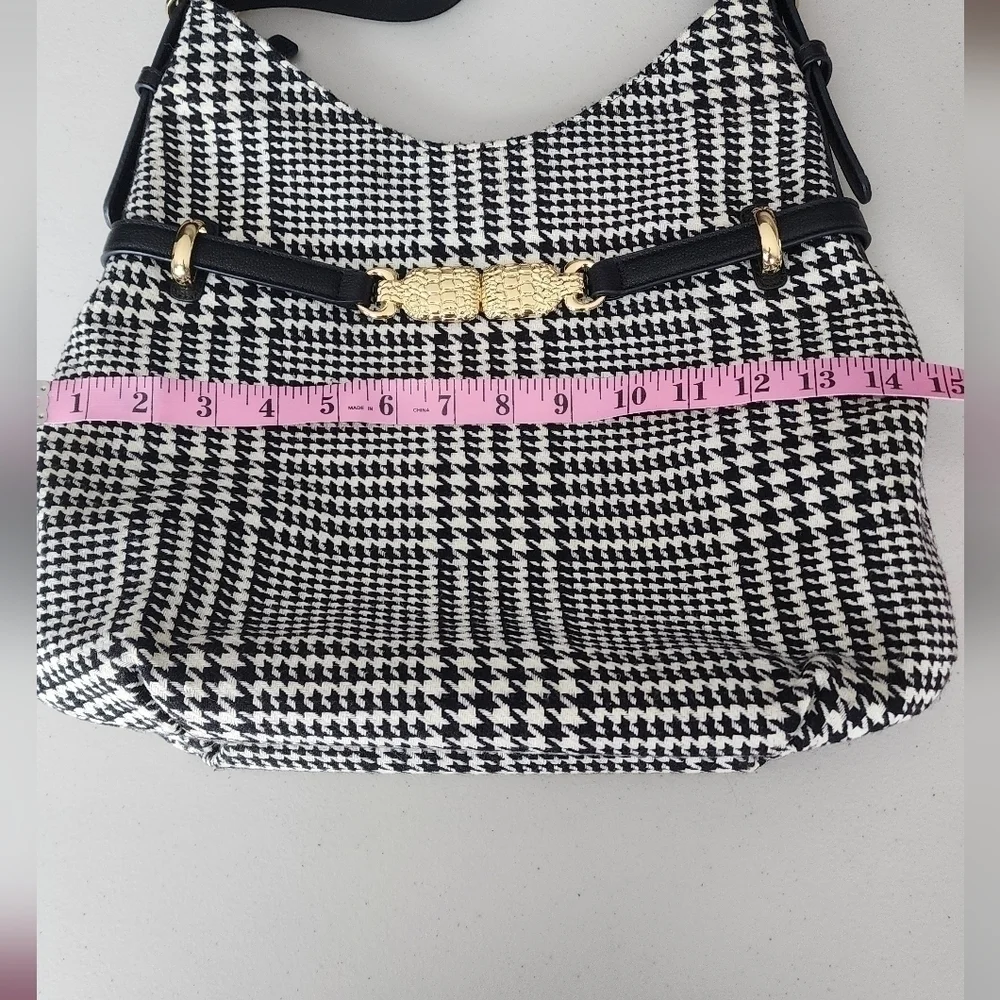Talbots Herringbone Hobo Tote